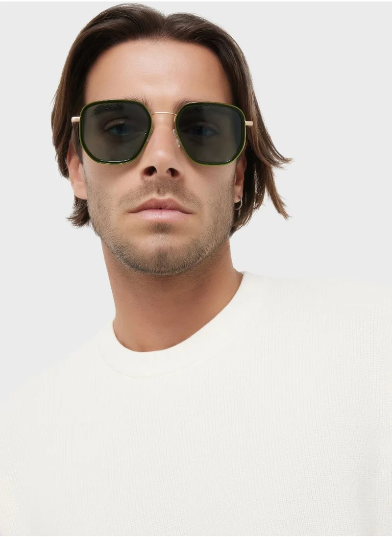 30Sundays Archaic Rectangular   Sunglasses