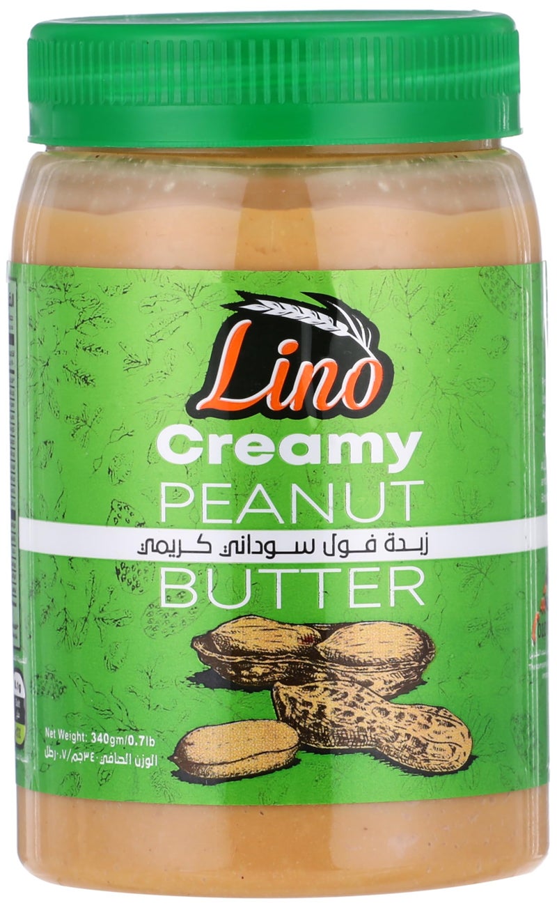Lino زبدة فول سوداني 340 جم