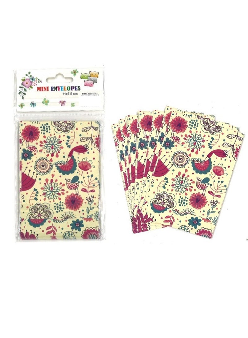 SOD 10-Piece Mini Fancy Envelopes 11x7.5cm Size - Image 1