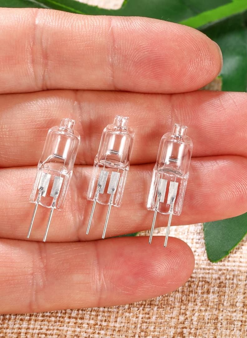 12 Pack G4 Bulb Crystal Clear Halogen Light for Under Cabinet Puck Chandeliers Landscape Lighting - Image 5