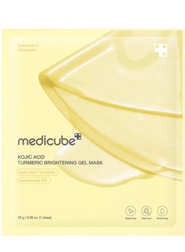 ميديكيوب قناع جل تفتيح البشرة بحمض الكوجيك والكركم من ميديكيوب، 28 جم - Image 1