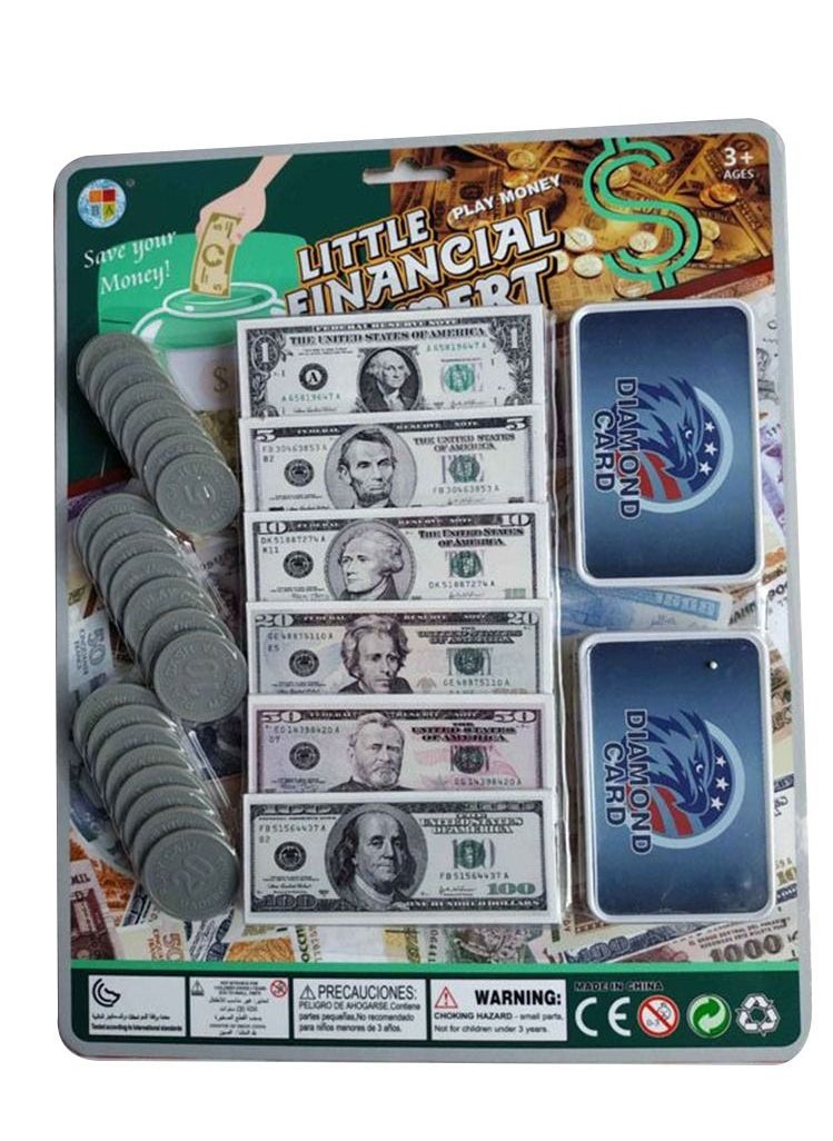 Generic - A set of traditional playing dollars in the form of dollars of different denominations - Image 1