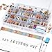 Joyreal Magnetic Alphabet Letters with Magnet Board Neutral Magnetic Letters for Fridge Classroom Foam ABC Magnets for Toddlers Learning Preschool Educational Toys Gift - Image 2