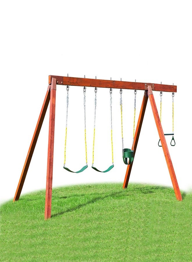Dolibest Heavy Duty Swing Hangers, Stainless Steel 304 Swing Bolts, 180° Swing, Perfect for Playground, Porch, Yoga, Hammock Chair, Punching Bag - for Wood and Steel Beams, 7.67'' (4Pack) - Image 4