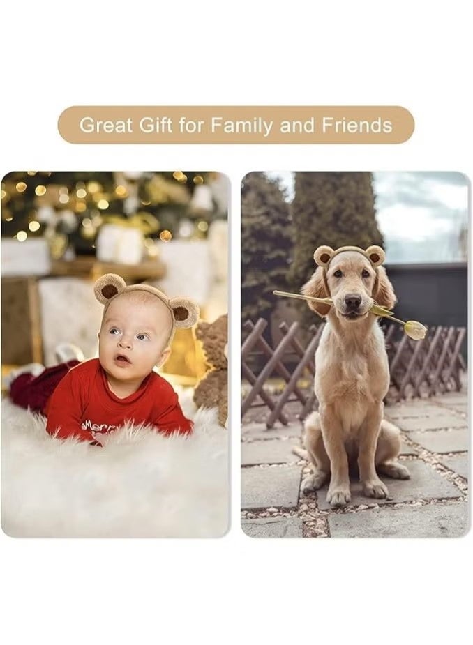 2 Pack Bear Ears Headband for Adult Women, Face Wash Headband, Costume Decoration, Soft and Durable for Party, Dance, Show, Cosplay - Image 5