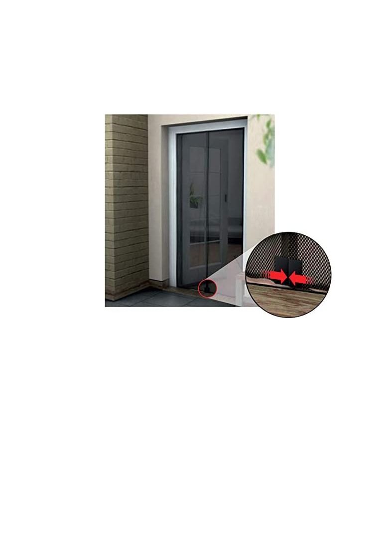 Magnetic Insect Door Curtain (Black) - Image 2