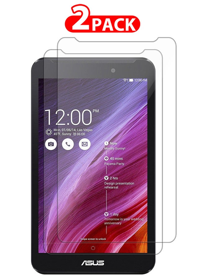 CATANES 2 Packs For Asus Fonepad 7 Tablet Screen Protector Anti-Glare 9H Hardness Tempered Glass Scratch Resistant HD Display Screen Protector - Image 1