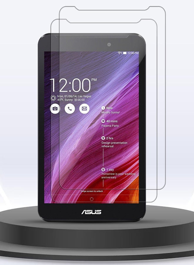 CATANES 2 Packs For Asus Fonepad 7 Tablet Screen Protector Anti-Glare 9H Hardness Tempered Glass Scratch Resistant HD Display Screen Protector - Image 3