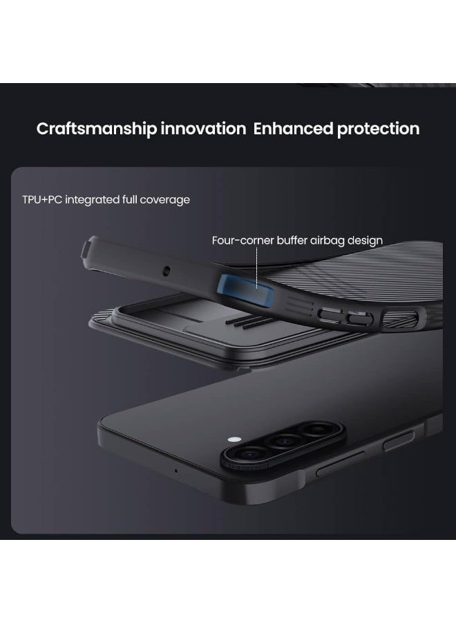 Nillkin Case Designed for Samsung Galaxy A17 nillkin CamShield case Protective Cover with Camera Protector Hard PC Ultra Thin Anti-Scratch Phone Case For Samsung Galaxy A17 5G 2025 Black - Image 3