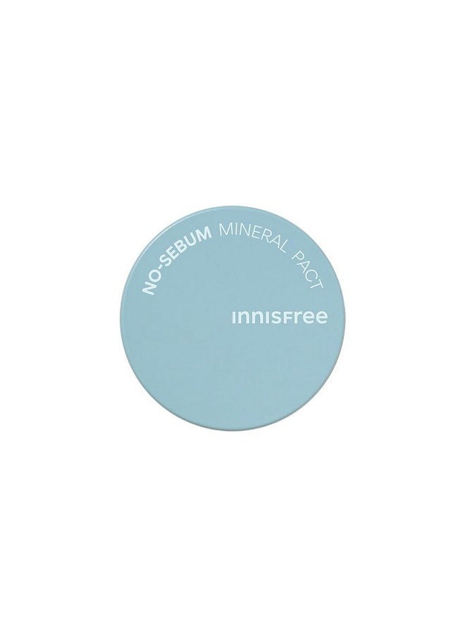 innisfree No-Sebum Mineral Pact 8.5G For Oil Control, Korean Makeup  - Image 1