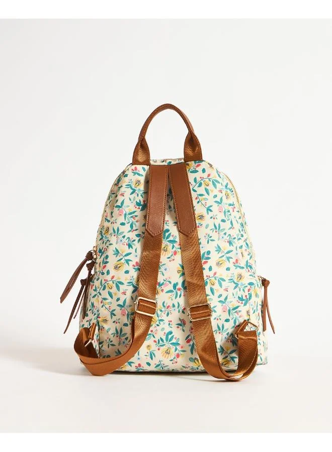 Chumbak  Spring in my Step Backpack -White for Women | Best Price UAE