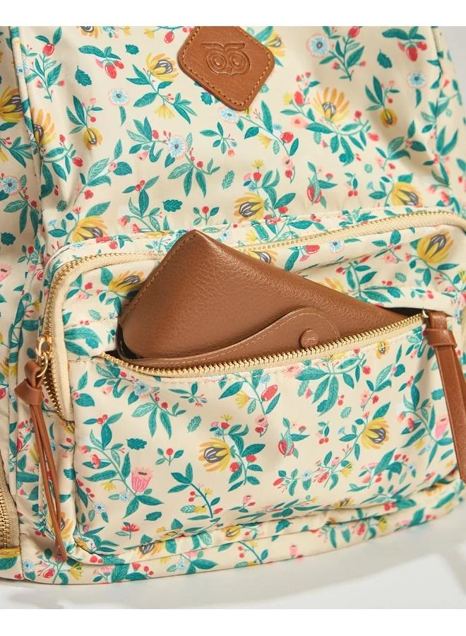 Chumbak  Spring in my Step Backpack -White for Women | Best Price UAE