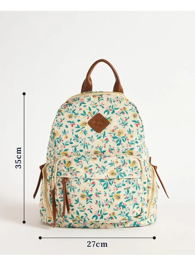 Chumbak  Spring in my Step Backpack -White for Women | Best Price UAE