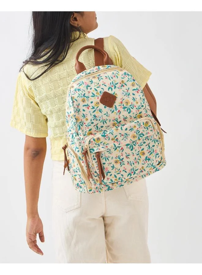 Chumbak Spring in my Step Backpack -White
