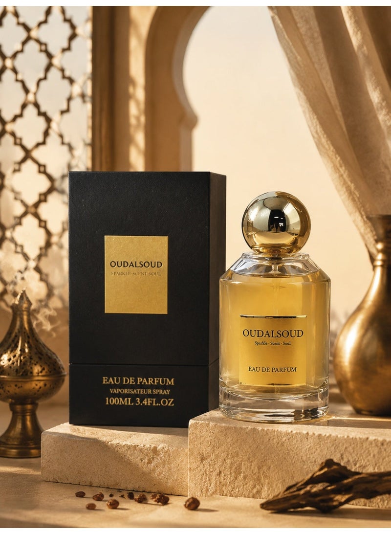 أود أل سعود عطر عنبر عود ١٠٠ مل ماء عطر / عطر خشبي / تركيز عطر ٤٠٪ - يدوم العطر على الملابس لمدة ١٢ ساعة، وعلى البشرة لمدة ٨ ساعات / للرجال والنساء / مثالي للمكتب، والمواعيد، وتقديم الهدايا - Image 3