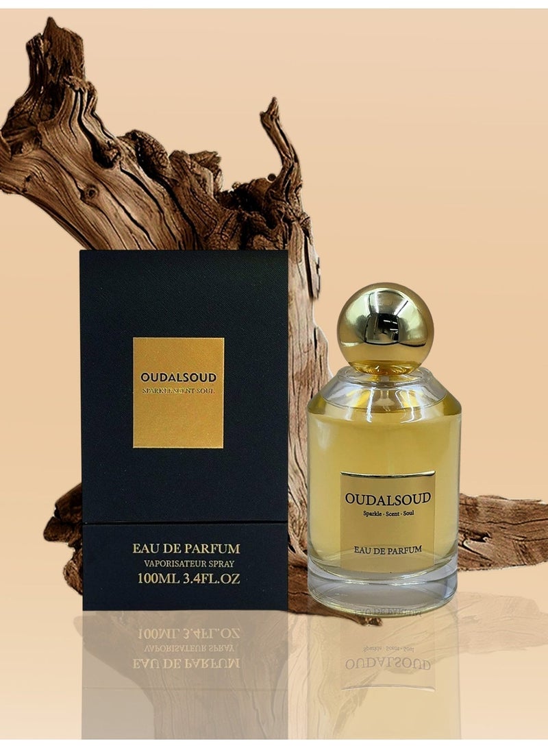 أود أل سعود عطر عنبر عود ١٠٠ مل ماء عطر / عطر خشبي / تركيز عطر ٤٠٪ - يدوم العطر على الملابس لمدة ١٢ ساعة، وعلى البشرة لمدة ٨ ساعات / للرجال والنساء / مثالي للمكتب، والمواعيد، وتقديم الهدايا - Image 5