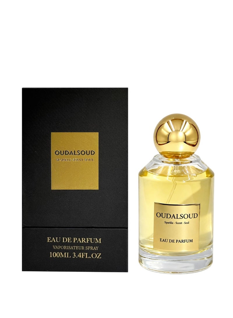 OUDALSOUD 100ml Amber Oud EDP/Woody Fragrance Perfume/40% Fragrance Concentration-Fragrance Stays on Clothes for 12 hours, On Skin for 8 hours/For Men and Women/Perfect for Office, Dating, and Gift Giving - Image 5