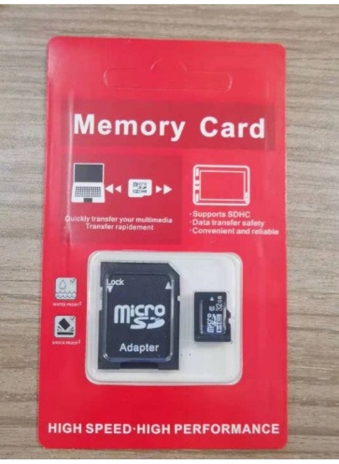 High-speed Expansion Mobile Phone Memory Card 16g 32g 64g Liter 512G 1TB Single Upgrade-Color:Double Card In Double Red Package (with SD Card Sleeve)-Capacity:32G C10L 128G-1TB  - Image 1