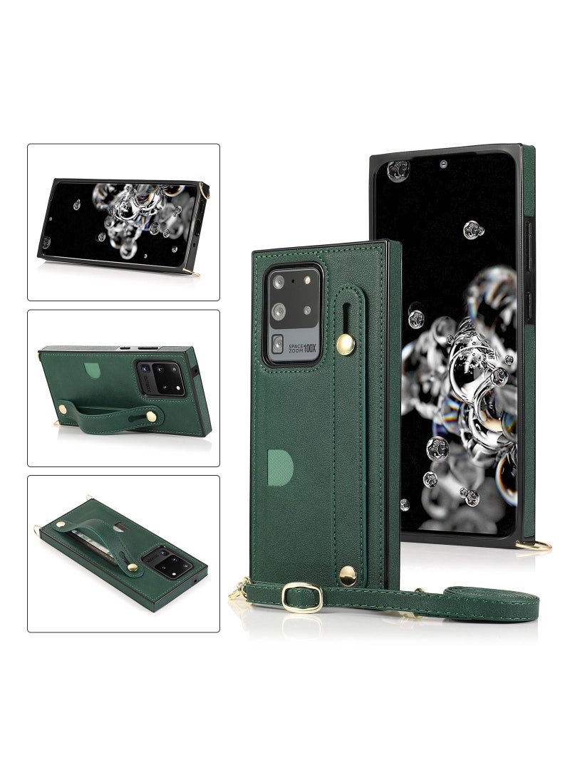 Suteni Back Cover Leather Protective Case for Samsung Mobile Phone - Image 2