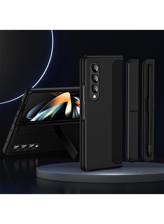 إيروريكس جراب لهاتف Samsung Galaxy Z Fold 5 مع قلم مدمج في واقي الشاشة مع حامل قلم قابل للفصل وحامل جراب لهاتف Z Fold 5 ليس قلمًا أصليًا باللون الأسود - Image 1