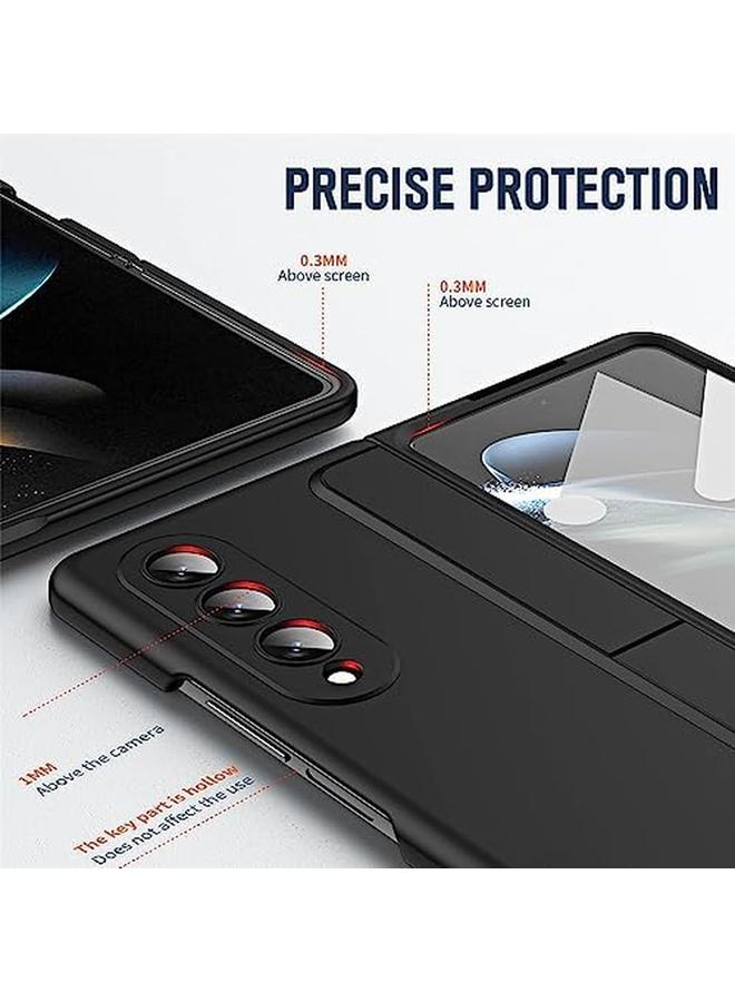 إيروريكس جراب لهاتف Samsung Galaxy Z Fold 5 مع قلم مدمج في واقي الشاشة مع حامل قلم قابل للفصل وحامل جراب لهاتف Z Fold 5 ليس قلمًا أصليًا باللون الأسود - Image 2