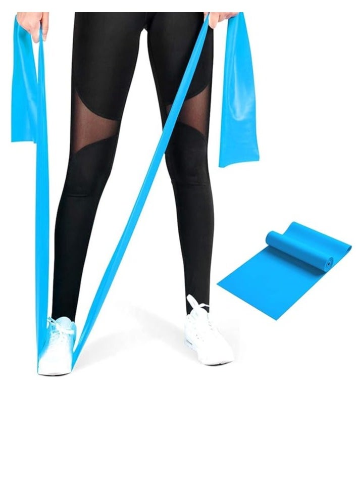 QSHOP® Professional Workout Resistance Bands, Long Natural Latex Exercise Bands Ideal for Strength Training,  Physical Therapy, Yoga, Pilates, Stretching