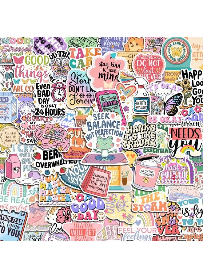 slapaflife 300 PCS Mental Health Stickers, Vinyl Therapy Stickers for Mental Health Journal, Positive Quote Decals for Adult, Therapist Gifts, Journals, Laptops, Water Bottles - Image 1