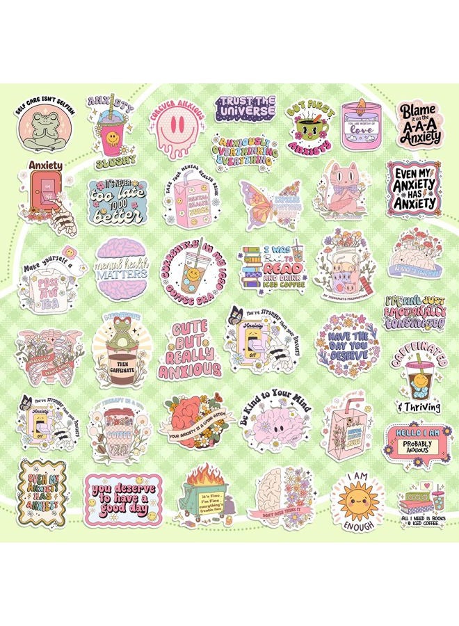 slapaflife 300 PCS Mental Health Stickers, Vinyl Therapy Stickers for Mental Health Journal, Positive Quote Decals for Adult, Therapist Gifts, Journals, Laptops, Water Bottles - Image 3