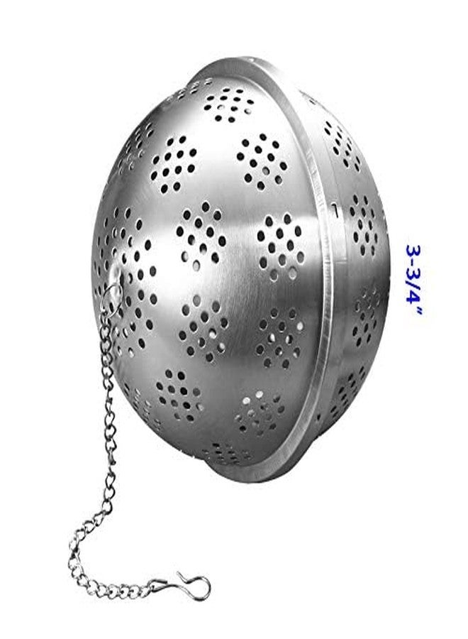 CATOSUM Spice Ball Extra Large For Cooking, Seasoning Ball, Spice Infuser, Tea Ball Filter, With Extended Chain Hook For Enhancing Soups, Stews, Cider, Wine, And Especially Brewing Large Quantities Of Tea - Image 2
