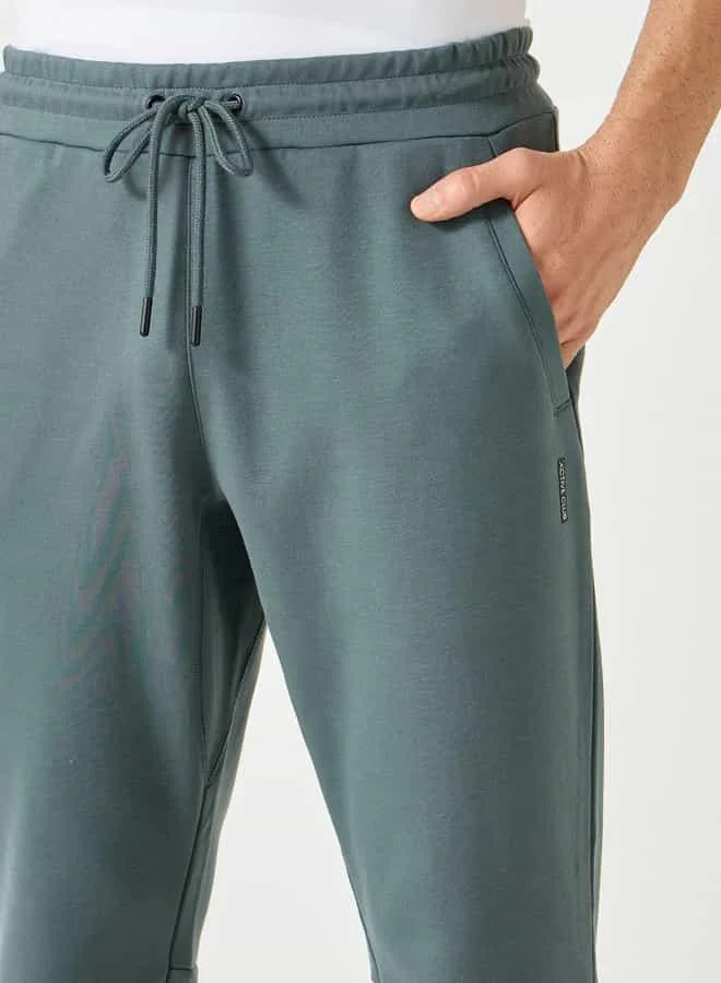 Active Panelled Joggers with Pockets and Drawstring Closure