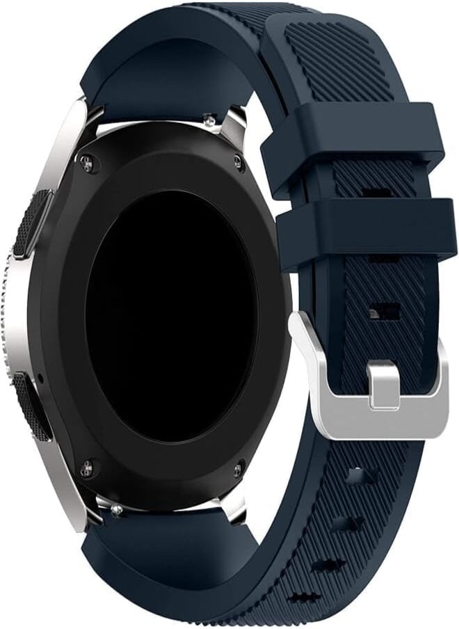 Next Next Store Compatible with Galaxy Watch Band 22mm 46mm/Gear S3 Frontier/Classic/Samsung Galaxy Watch 3 45mm, Silicone Sport Strap Compatible with Huawei Watch GT2/GT3/Moto 360 2nd Gen 