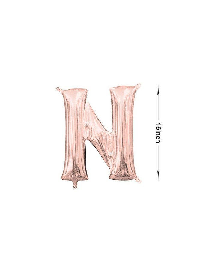 AnnoDeel 16inch NO BOYS ALLOWED Foil Balloons Banner,Rose Gold Letter Mylar Balloon for Women Bride Bacheloretter Banner Party Decoration - Image 2