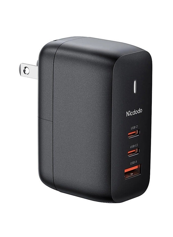 MCDODO CH8442  GaN 65W Dual Type-C + USB Mini Size Wall Charger Set - Image 3