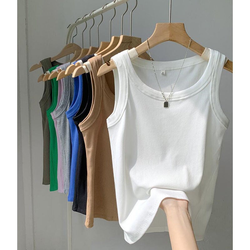 Women's Breathable Ribbed Tank Top - Image 1