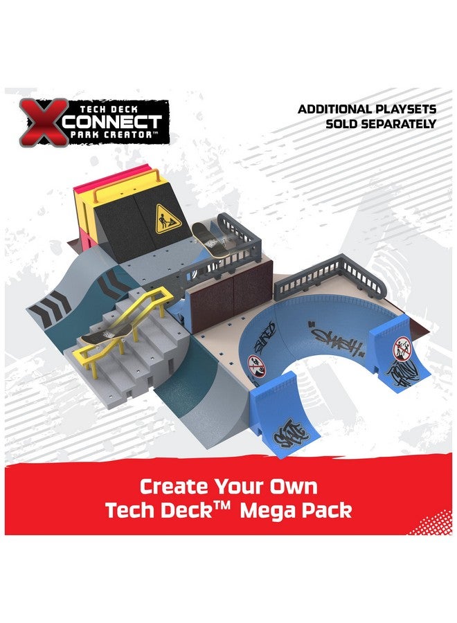 Tech Deck, Daewon Mega Bowl, X-Connect Park Creator, Customizable and Buildable Ramp Set with Exclusive Fingerboard, Kids Toy for Ages 6 and up - Image 5