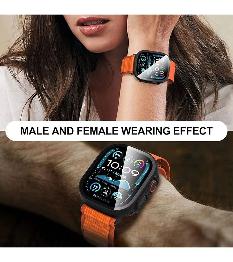 Dedicated Protective Case For Apple Watch Ultra 2 With Screen Protector Starlight - Image 4