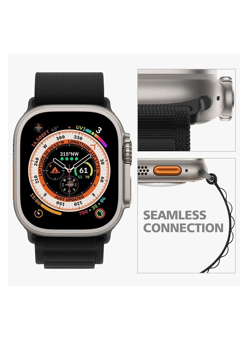IAF - Apple Watch Alpine Loop Band 41mm/40mm/38mm Nylon Woven Sport Strap Compatible with iWatch Series 8/Ultra/7/SE/6/5/4/3/2/1 - Image 1