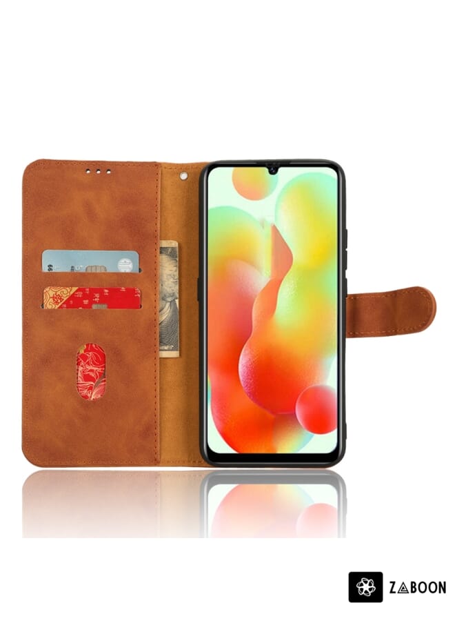 Zaboon Protective Case Cover For Oukitel C33 Skin Feel Magnetic Flip Leather - Image 4