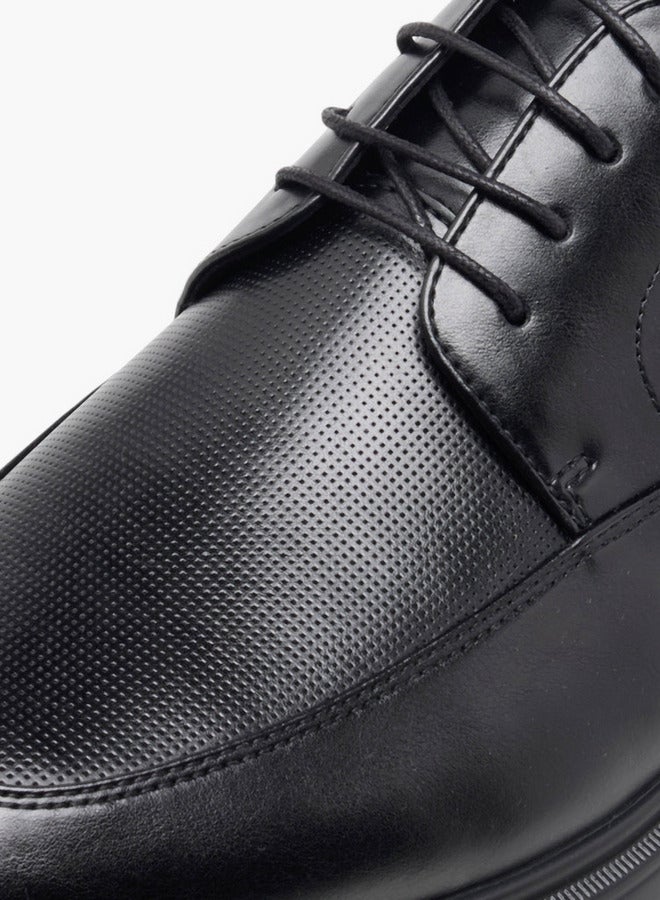 Le Confort Textured Lace-Up Derby Shoes  - Image 4