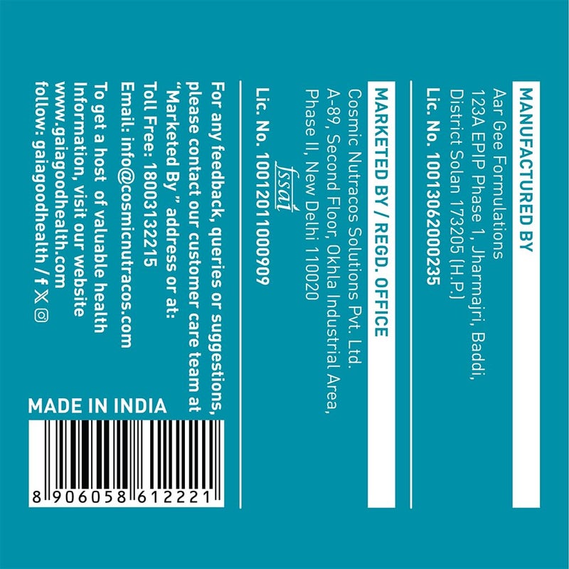 Gaia Crunchy Millet Muesli | High on Proteins | Low on Cholesterol | No Trans-Fat | Sugar Free | No Preservatives | Abundance of Antioxidants Diet 375Gm - Image 3