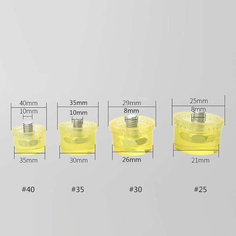 40mm Rubber Hammer Head Replacement Part For Household And Industrial Use - Image 5