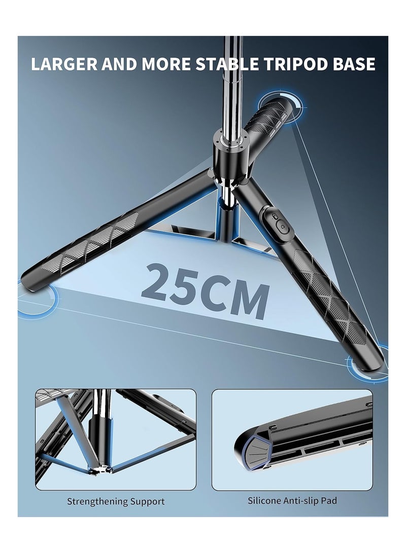 كول بيبي حامل ثلاثي القوائم للهاتف المحمول مقاس 71 بوصة، عصا سيلفي، حامل ثلاثي القوائم قابل للتمديد مع جهاز تحكم لاسلكي - Image 3