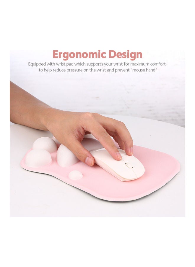 NIBEMINENT Silicone Mouse Wrist Pad Cute Cat Blue  - Image 4