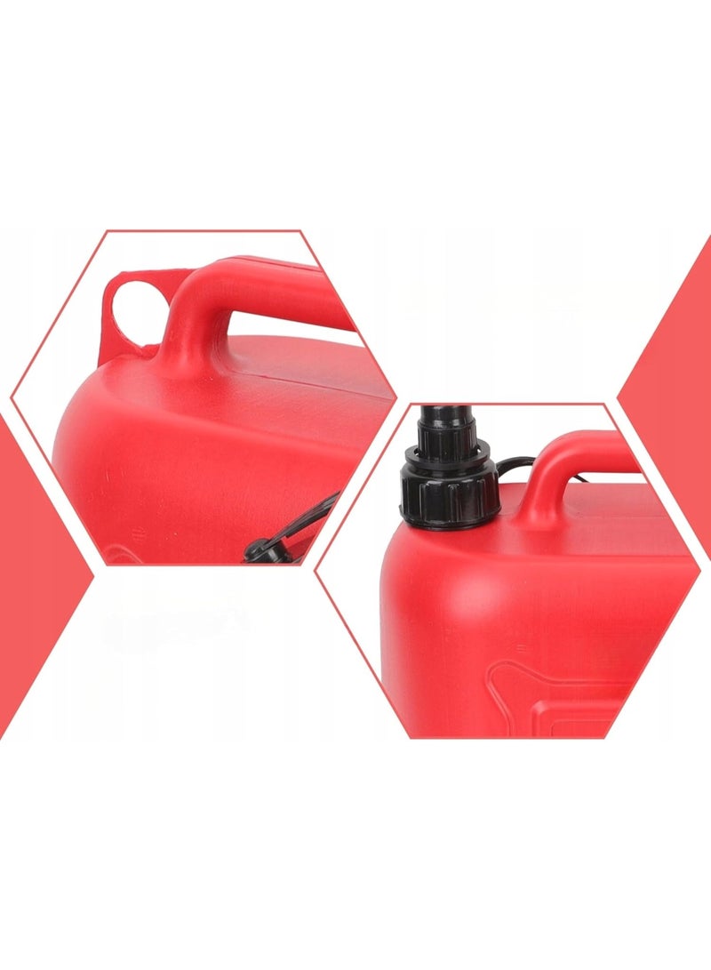 Trezvo 10L Fuel Can – Heavy Duty Plastic Fuel Container with Leak-Proof Lid | Portable Petrol Jerry Can for Car, Motorcycle, Off-Road, Emergency Fuel Storage – Durable PE Material - Image 4