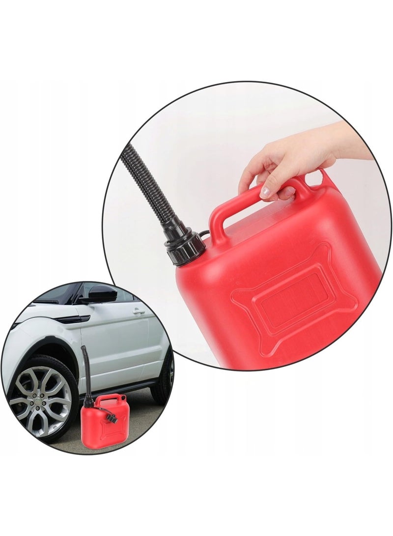 Trezvo 10L Fuel Can – Heavy Duty Plastic Fuel Container with Leak-Proof Lid | Portable Petrol Jerry Can for Car, Motorcycle, Off-Road, Emergency Fuel Storage – Durable PE Material - Image 3