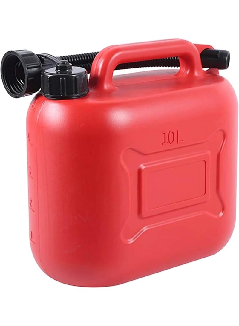 Trezvo 10L Fuel Can – Heavy Duty Plastic Fuel Container with Leak-Proof Lid | Portable Petrol Jerry Can for Car, Motorcycle, Off-Road, Emergency Fuel Storage – Durable PE Material - Image 2