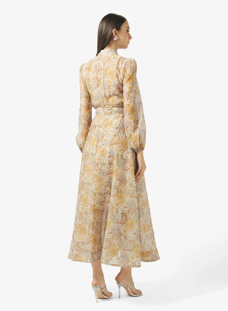 خزانة Printed A-line Dress