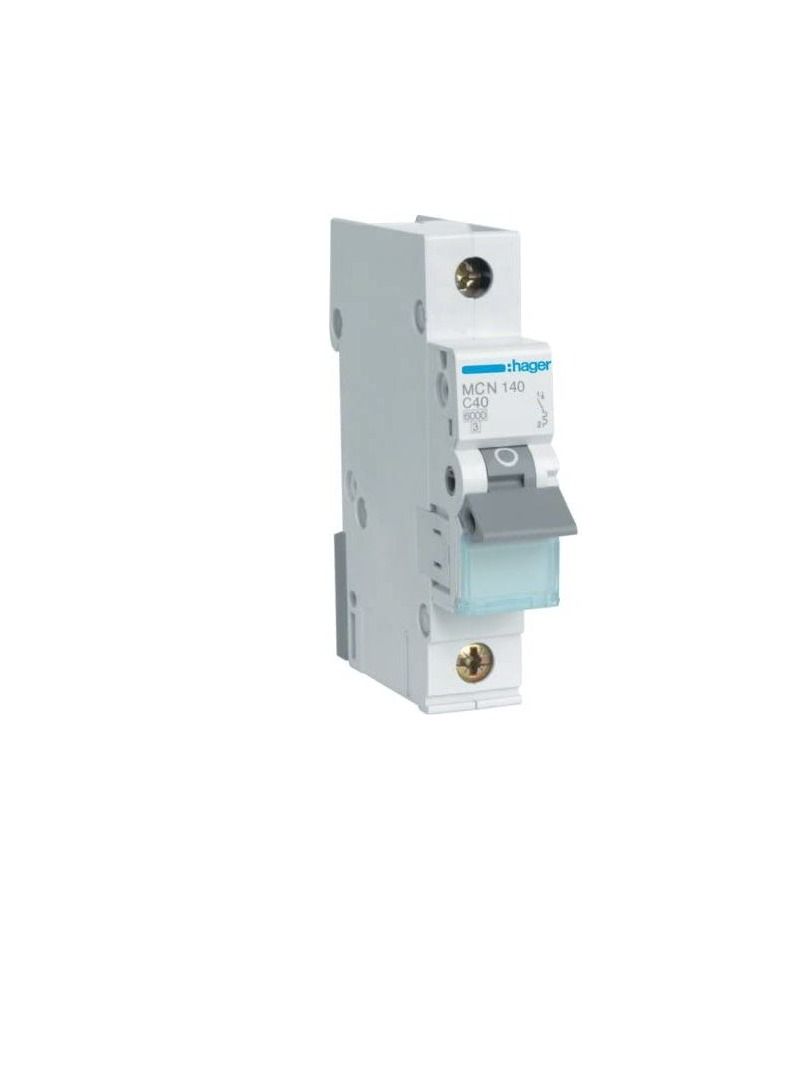 Hager Hager Miniature Circuit Breaker - MCB 1Pole 40A 6kA MCN140 France  - Image 3