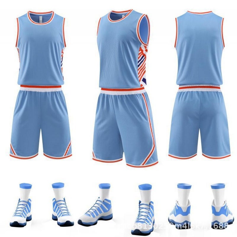 Basketball Uniform Suit Student Youth Game Quick-Drying Jersey Adult Children Vest Game Sports Uniform Printing - Image 5