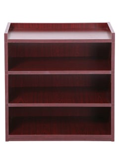 AFT Modern Shoe Cabinet Rack Storage Bench Open Design With 2 Shelves - Durable Mdf Design. Elegant Mdf Shoe Rack: Organized Shelves. Stylish Storage Solution. Perfect For Any Entryway, Living Room, Hallway, Closet And Garage, Dining Room Or Bedrooms. Space-saving Design, Organize Your Footwear Effortlessly Mahogany Brown Arfan  - Image 3
